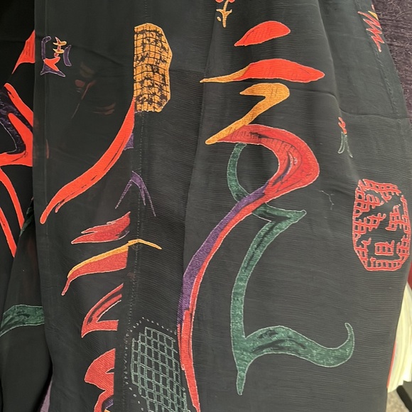 NWT! RARE Phool Sheer Multi Black Kimono / Tunic. Size Small - Picture 4 of 5